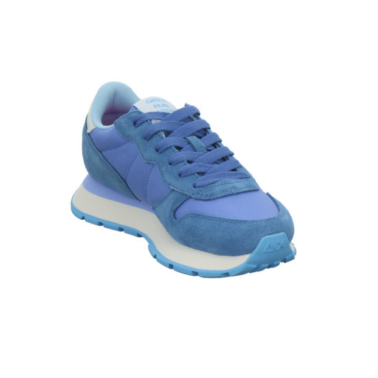SUN68 Ally Solid Schnürhalbschuhe Denim - 360° Ansicht