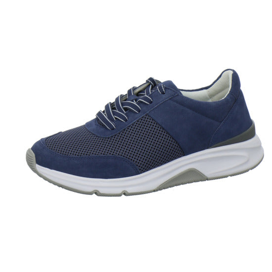 Gabor Comfort Rolling Soft Schnürhalbschuhe Denim - 360° Ansicht