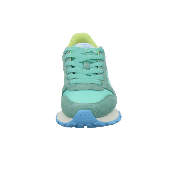 SUN68 Ally Solid Schnürhalbschuhe türkis - 360° Ansicht