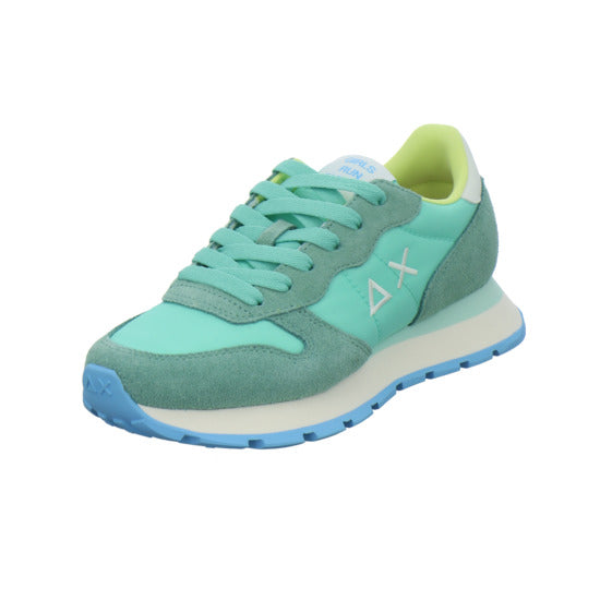 SUN68 Ally Solid Schnürhalbschuhe türkis - 360° Ansicht