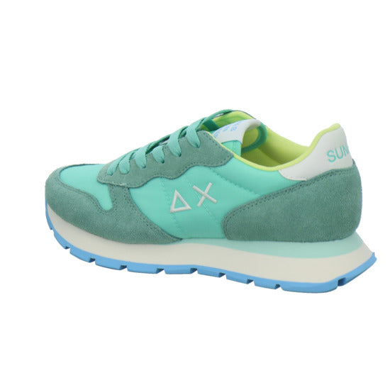 SUN68 Ally Solid Schnürhalbschuhe türkis - 360° Ansicht