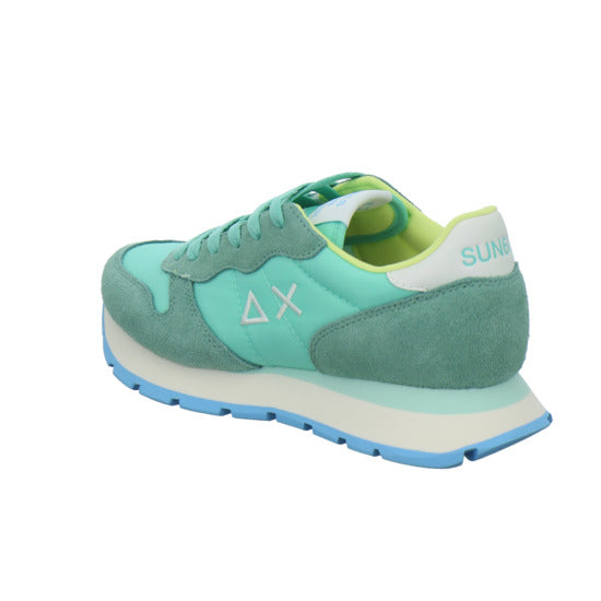 SUN68 Ally Solid Schnürhalbschuhe türkis - 360° Ansicht