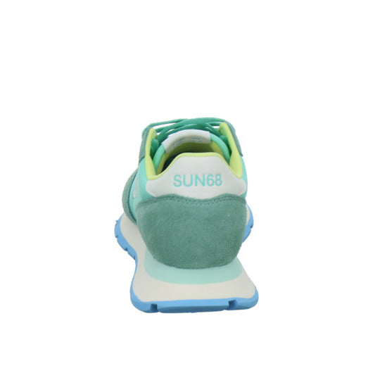 SUN68 Ally Solid Schnürhalbschuhe türkis - 360° Ansicht