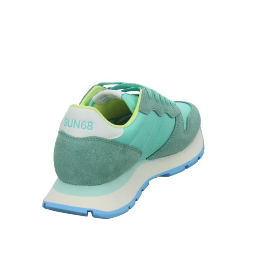 SUN68 Ally Solid Schnürhalbschuhe türkis - 360° Ansicht