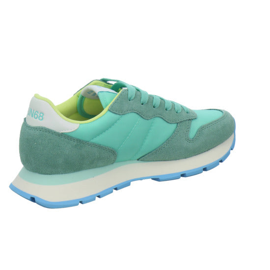 SUN68 Ally Solid Schnürhalbschuhe türkis - 360° Ansicht