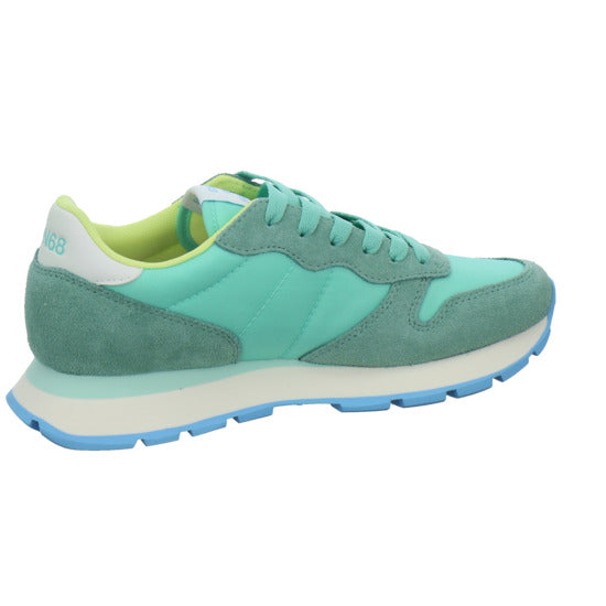 SUN68 Ally Solid Schnürhalbschuhe türkis - 360° Ansicht