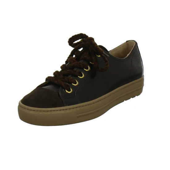 Paul Green Schnürhalbschuhe Dunkelbraun