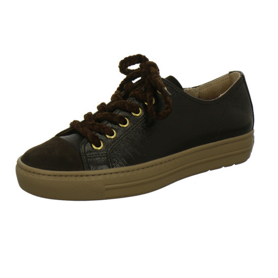 Paul Green Schnürhalbschuhe Dunkelbraun