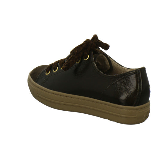 Paul Green Schnürhalbschuhe Dunkelbraun