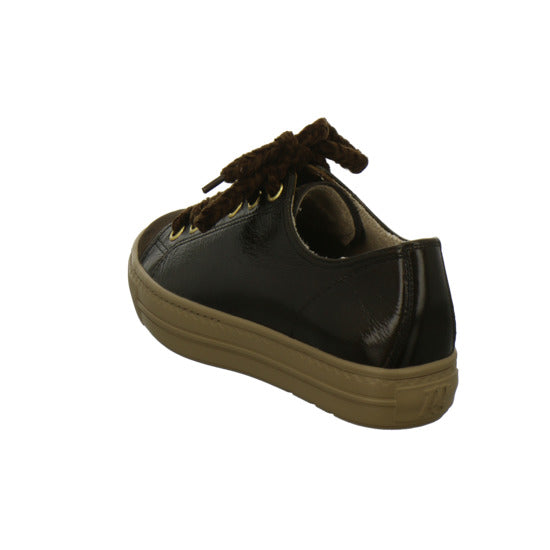Paul Green Schnürhalbschuhe Dunkelbraun