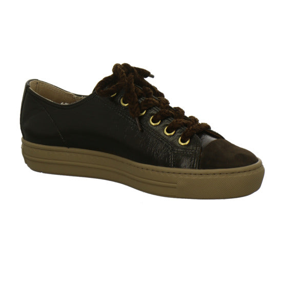 Paul Green Schnürhalbschuhe Dunkelbraun
