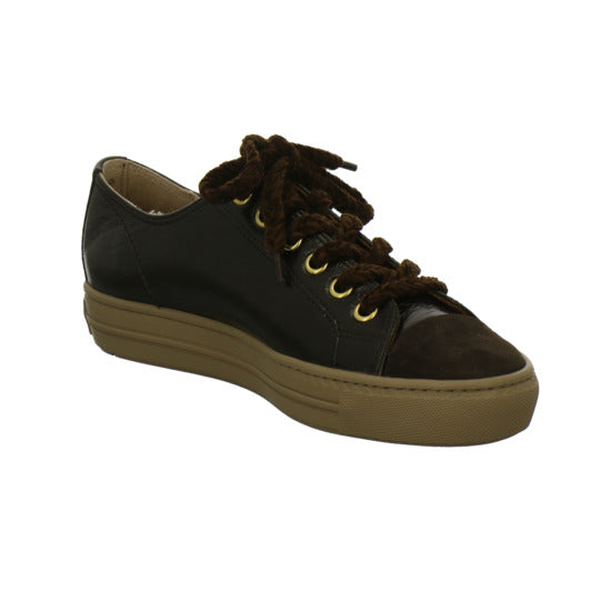 Paul Green Schnürhalbschuhe Dunkelbraun