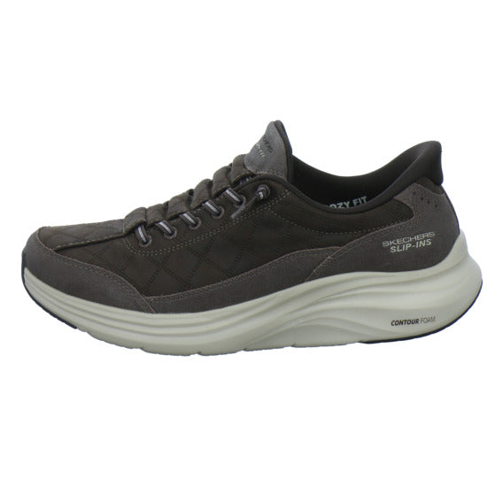 Skechers Sneaker Damen Slip Ins Dunkelbraun