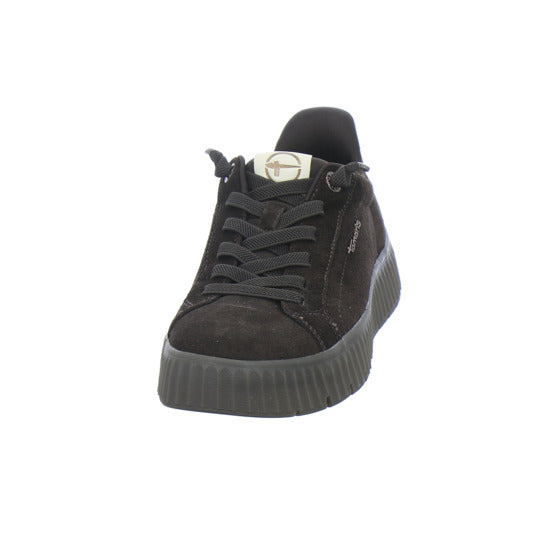 Tamaris Wide Fit Sneaker Damen Slip In Dunkelbraun