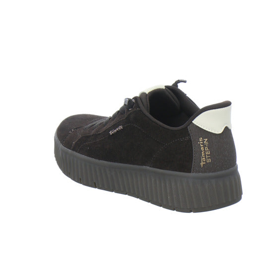 Tamaris Wide Fit Sneaker Damen Slip In Dunkelbraun