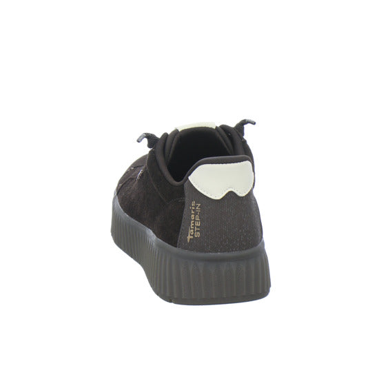 Tamaris Wide Fit Sneaker Damen Slip In Dunkelbraun