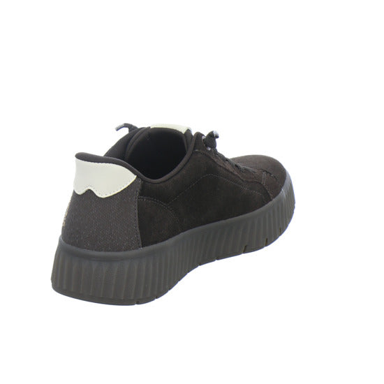 Tamaris Wide Fit Sneaker Damen Slip In Dunkelbraun