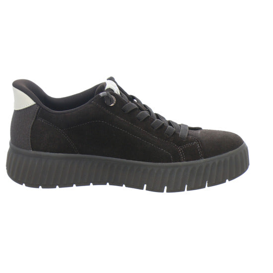 Tamaris Wide Fit Sneaker Damen Slip In Dunkelbraun