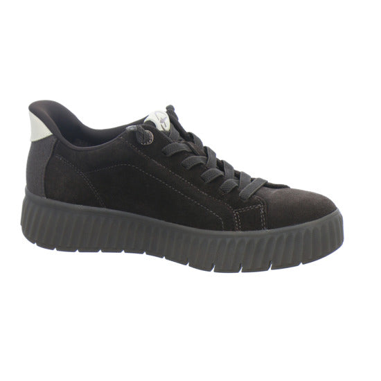Tamaris Wide Fit Sneaker Damen Slip In Dunkelbraun