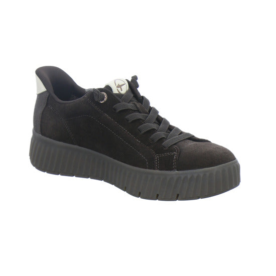 Tamaris Wide Fit Sneaker Damen Slip In Dunkelbraun