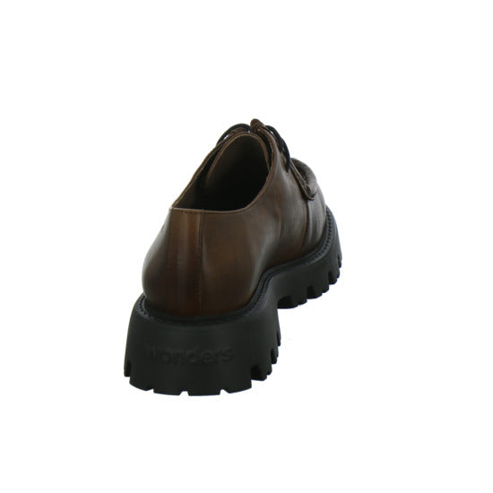 Wonders Schnürhalbschuhe Mittelbraun