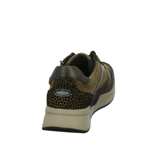 Gabor Comfort Rolling Soft Schnürhalbschuhe Braun-kombi