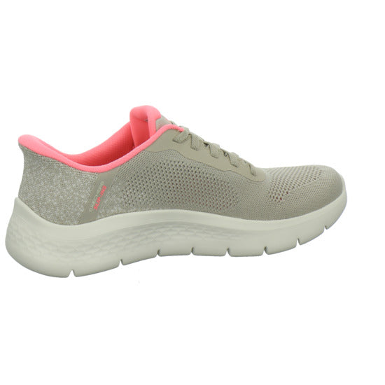 Skechers Slip Ins Schnürhalbschuhe taupe