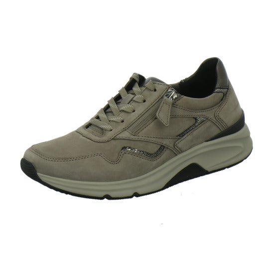 Gabor Comfort Rolling Soft Schnürhalbschuhe taupe