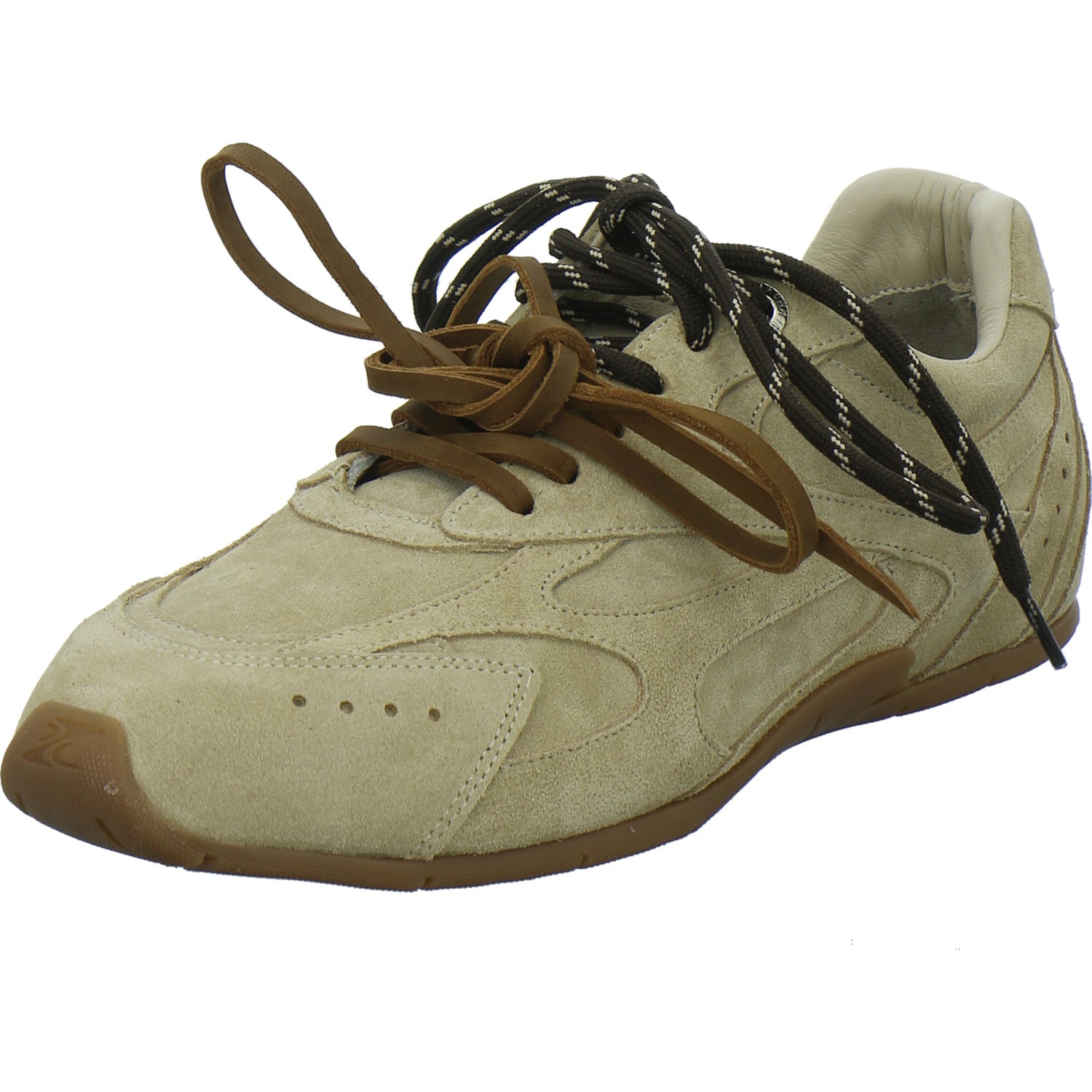 Bronx Schnürhalbschuhe taupe