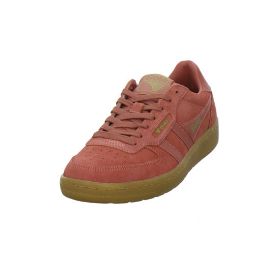 Gola Hawk Suede Schnürhalbschuhe Rot - 360° Ansicht