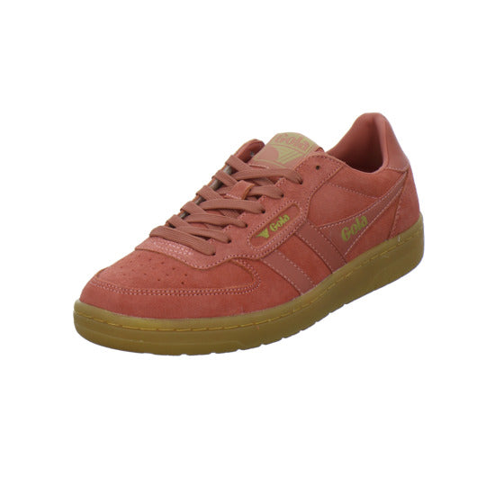Gola Hawk Suede Schnürhalbschuhe Rot - 360° Ansicht