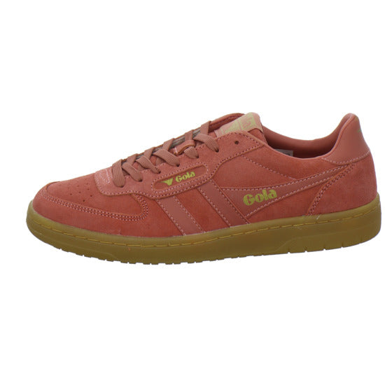 Gola Hawk Suede Schnürhalbschuhe Rot - 360° Ansicht