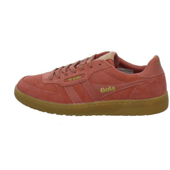 Gola Hawk Suede Schnürhalbschuhe Rot - 360° Ansicht