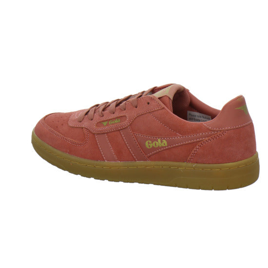 Gola Hawk Suede Schnürhalbschuhe Rot - 360° Ansicht