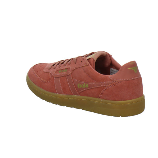 Gola Hawk Suede Schnürhalbschuhe Rot - 360° Ansicht