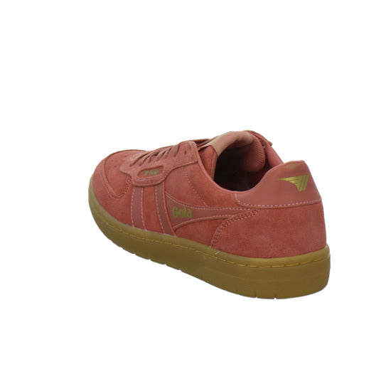 Gola Hawk Suede Schnürhalbschuhe Rot - 360° Ansicht