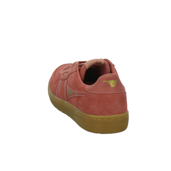 Gola Hawk Suede Schnürhalbschuhe Rot - 360° Ansicht