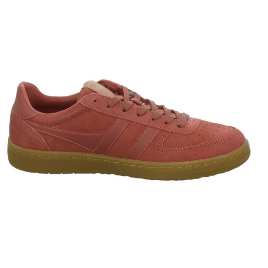 Gola Hawk Suede Schnürhalbschuhe Rot - 360° Ansicht