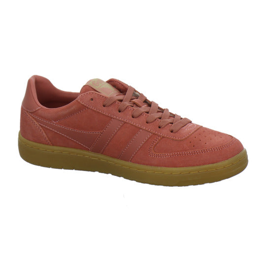 Gola Hawk Suede Schnürhalbschuhe Rot - 360° Ansicht
