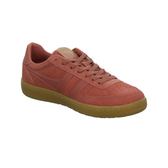 Gola Hawk Suede Schnürhalbschuhe Rot - 360° Ansicht