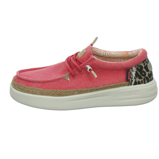 Fusion Schnürhalbschuhe Rot