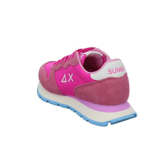 SUN68 Ally Solid Schnürhalbschuhe Pink - 360° Ansicht