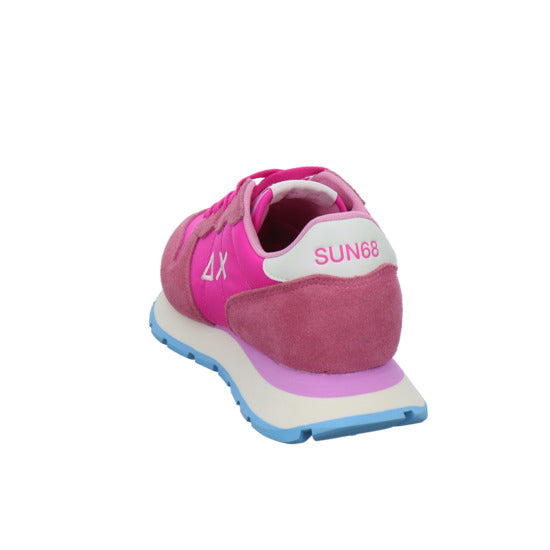 SUN68 Ally Solid Schnürhalbschuhe Pink - 360° Ansicht