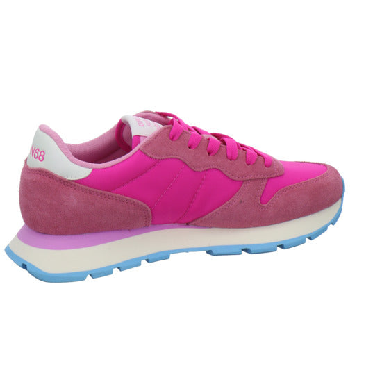 SUN68 Ally Solid Schnürhalbschuhe Pink - 360° Ansicht