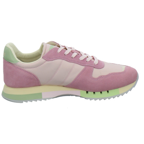 Blauer Schnürhalbschuhe Rosa - 360° Ansicht