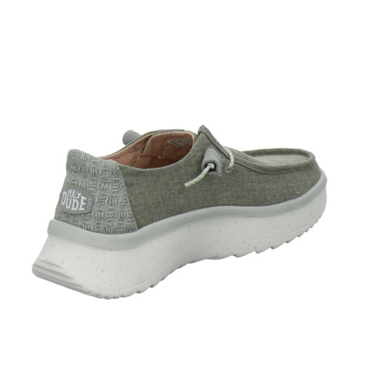 Hey Dude Wendy Peak Schnürhalbschuhe Hellgrau - 360° Ansicht