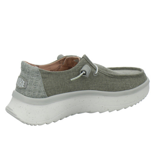 Hey Dude Wendy Peak Schnürhalbschuhe Hellgrau - 360° Ansicht