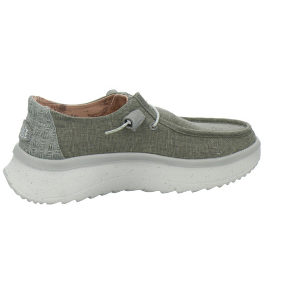 Hey Dude Wendy Peak Schnürhalbschuhe Hellgrau - 360° Ansicht