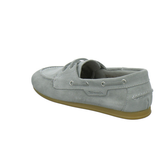 Tamaris Schnürhalbschuhe Hellgrau - 360° Ansicht