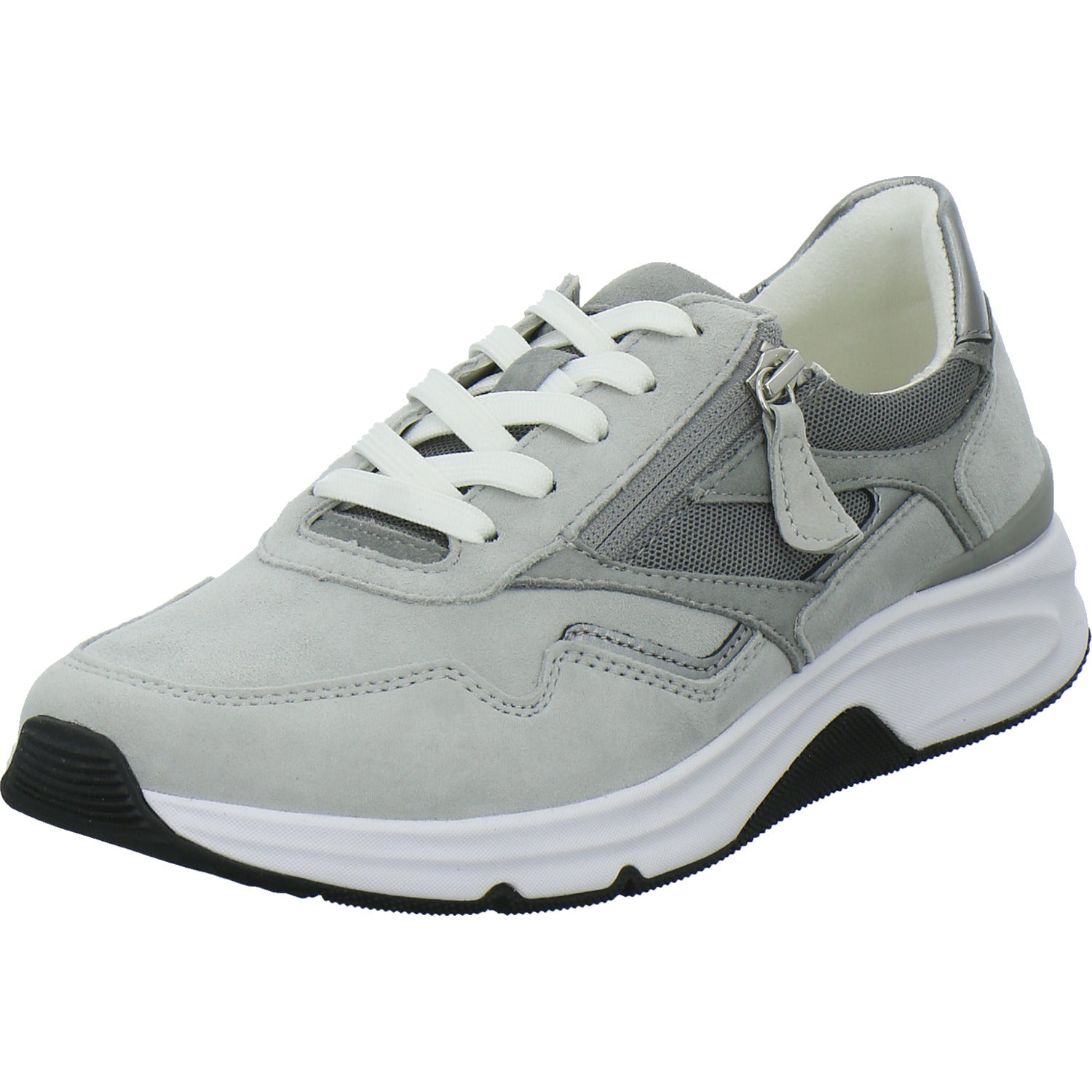 Gabor Comfort Sneaker Damen Rolling Soft Hellgrau